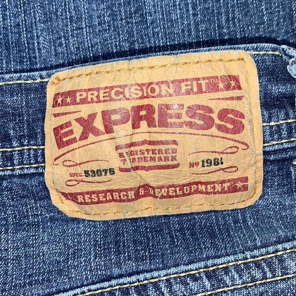 Express Jeans Cetine Size 4L bootcut/ flared - Picture 6 of 7